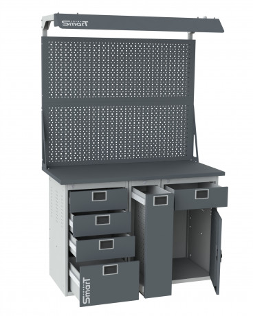 Верстак SMART 1280.4.P.1-1.d2 (1864х1286х605мм)
