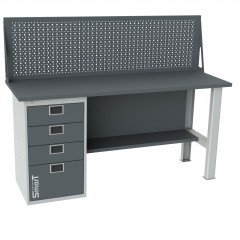 Верстак SMART 1760.4.S3.0.d (1364х1766х605мм)