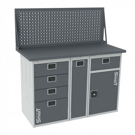 Верстак SMART 1280.4.P.1-1.d (1364х1286х605мм)