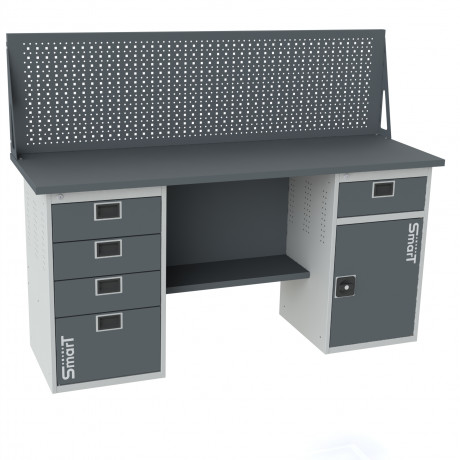 Верстак SMART 1760.4.S2.1-1.d (1364х1766х605мм)