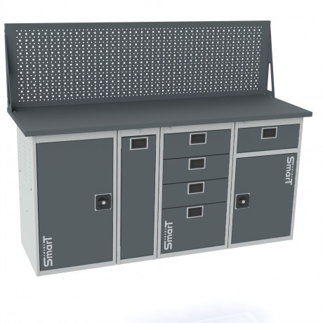 Верстак SMART 1760.1.P.4.1-1.d (1364х1766х605мм)